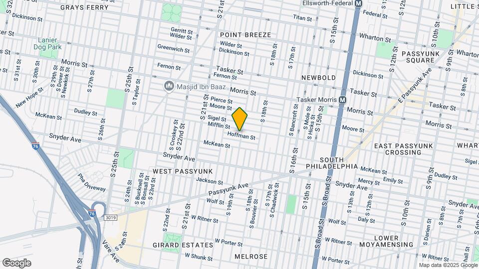 1912 S 19th St Map and Location Details