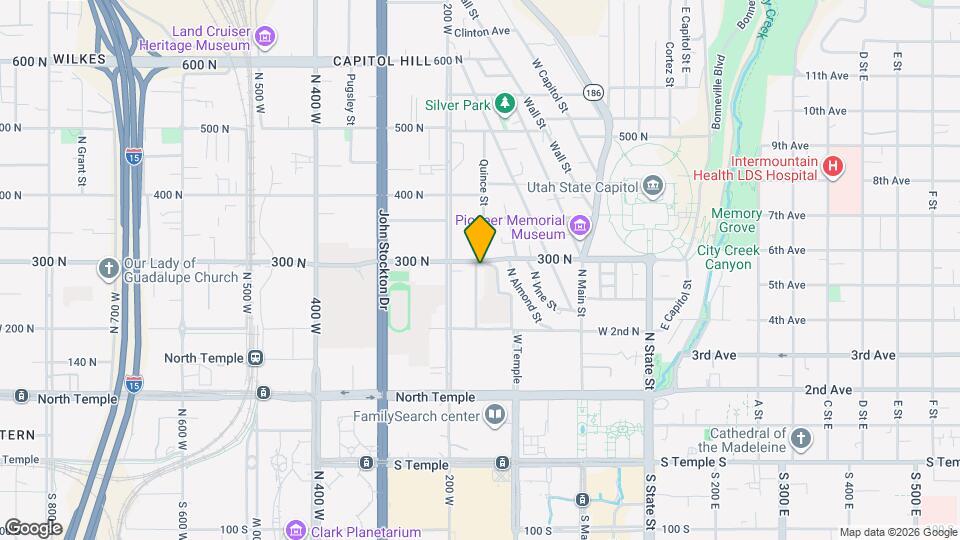 278 Quince St, Unit Unit 1 Map and Location Details