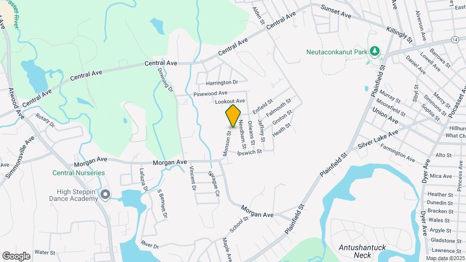 12 Monson St Map and Location Details