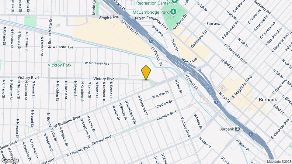 1110 W Victory Blvd Map and Location Details