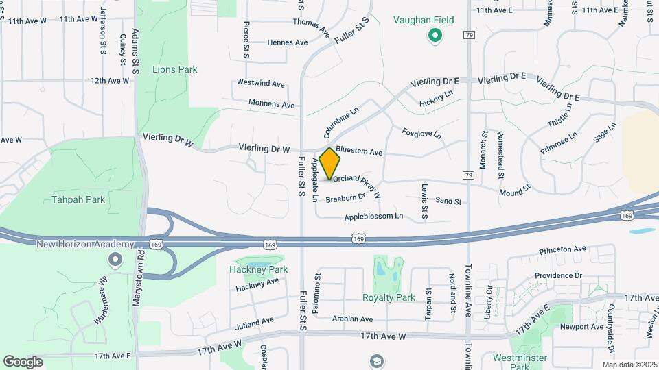452 Orchard Pkwy W Map and Location Details