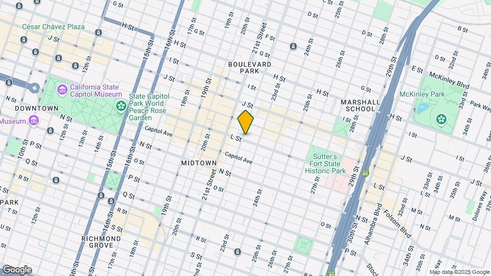 1115 22nd St Map and Location Details