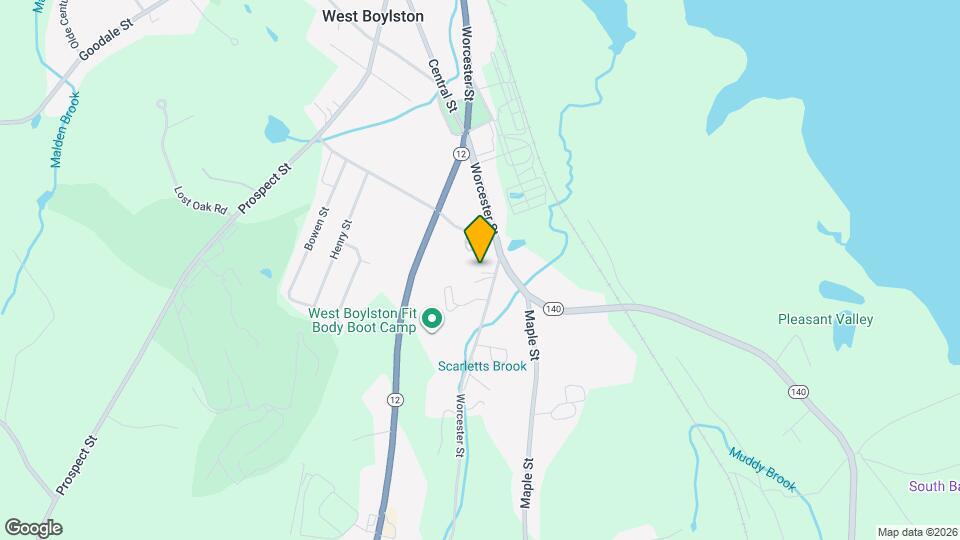 150 Worcester St Mapa y Detalles de la Ubicación