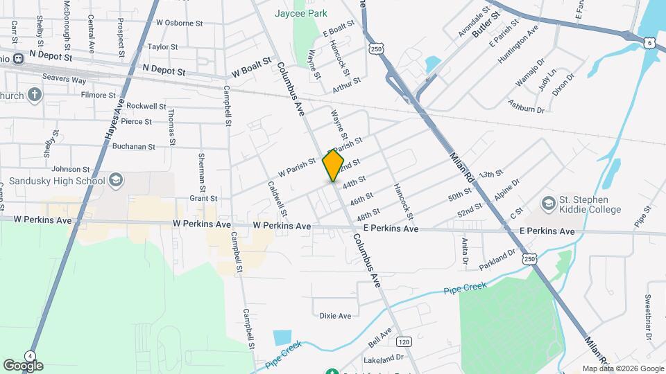 2305 Columbus Ave Mapa y Detalles de la Ubicación