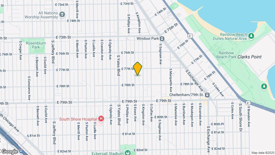 7735 S Essex Ave Mapa y Detalles de la Ubicación