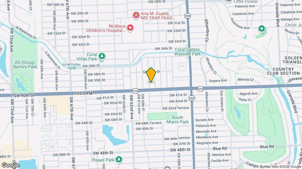 3965 SW 60th Ct Map and Location Details