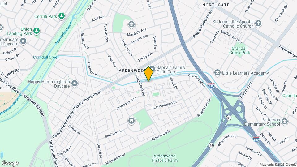 4936 Creekwood Dr Map and Location Details