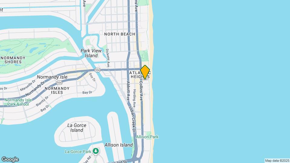 6901 Collins Ave Map and Location Details