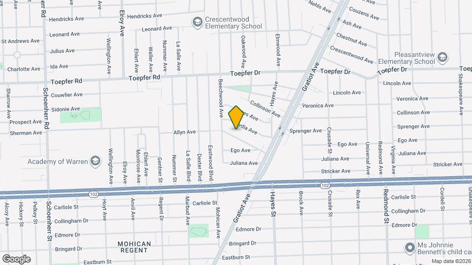 14655 Jacob Ave Map and Location Details