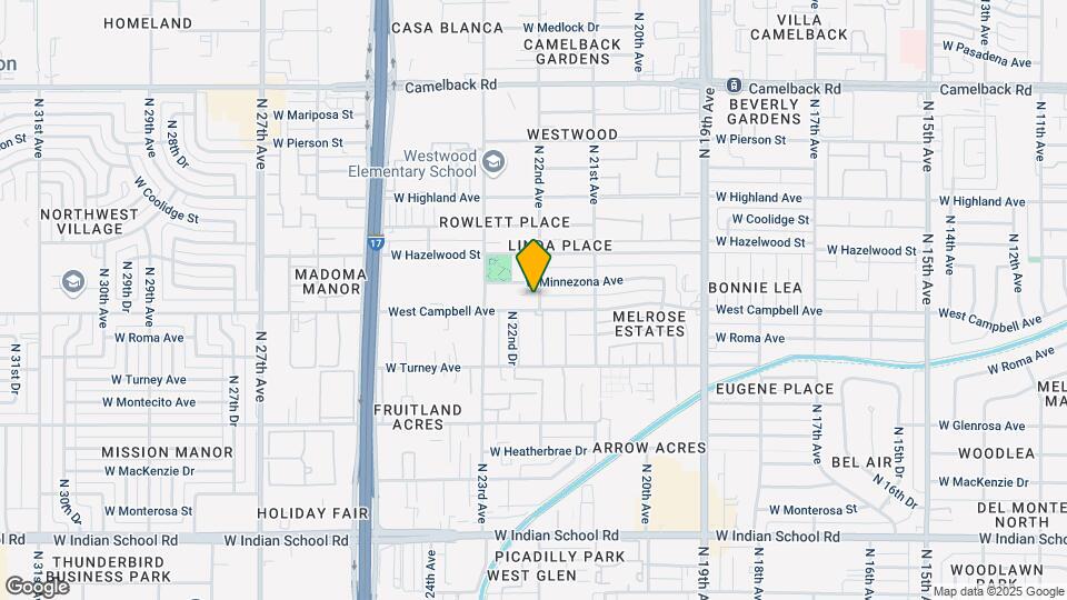 4506 N 22nd Ave Map and Location Details