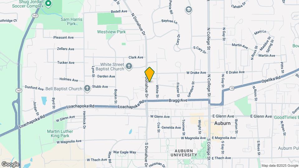 406 N Donahue Dr Map and Location Details