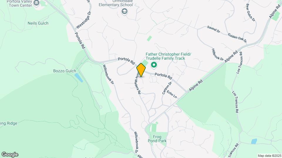 287 Portola Rd Map and Location Details