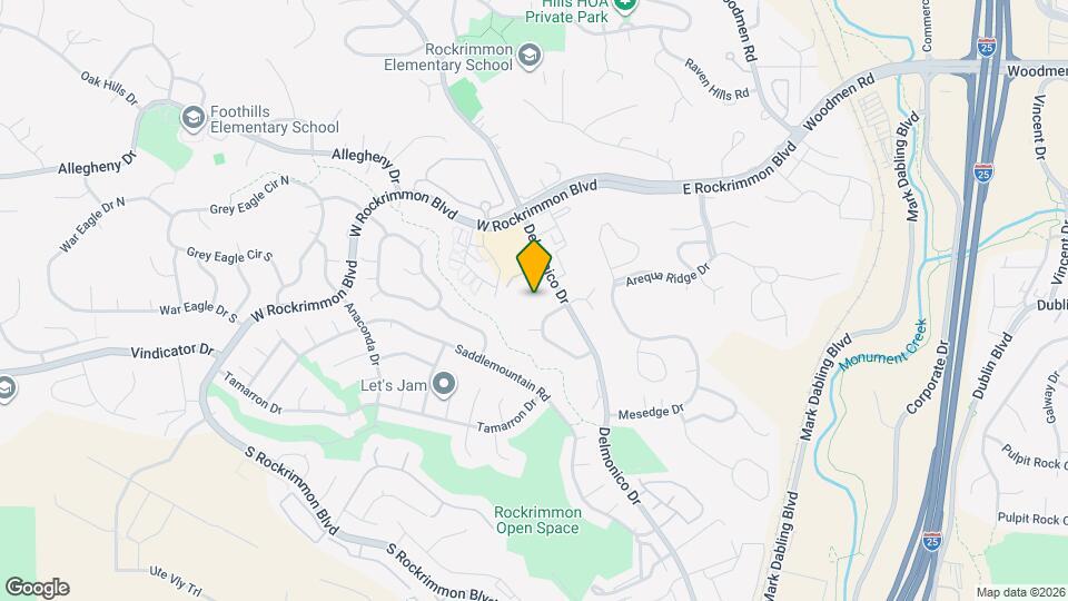 6530 Delmonico Dr Map and Location Details