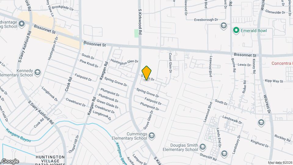 Falls of Kirkwood Map and Location Details