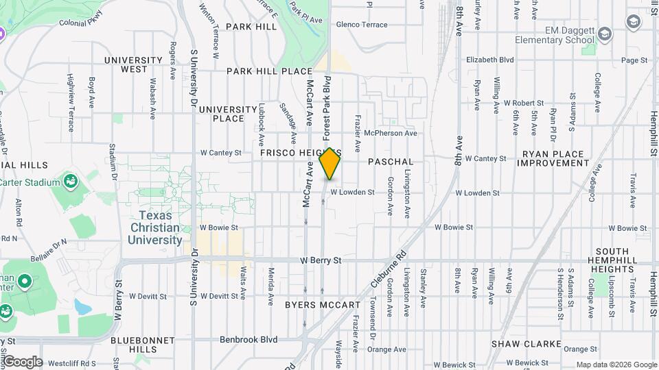 2829 Forest Park Blvd Map and Location Details