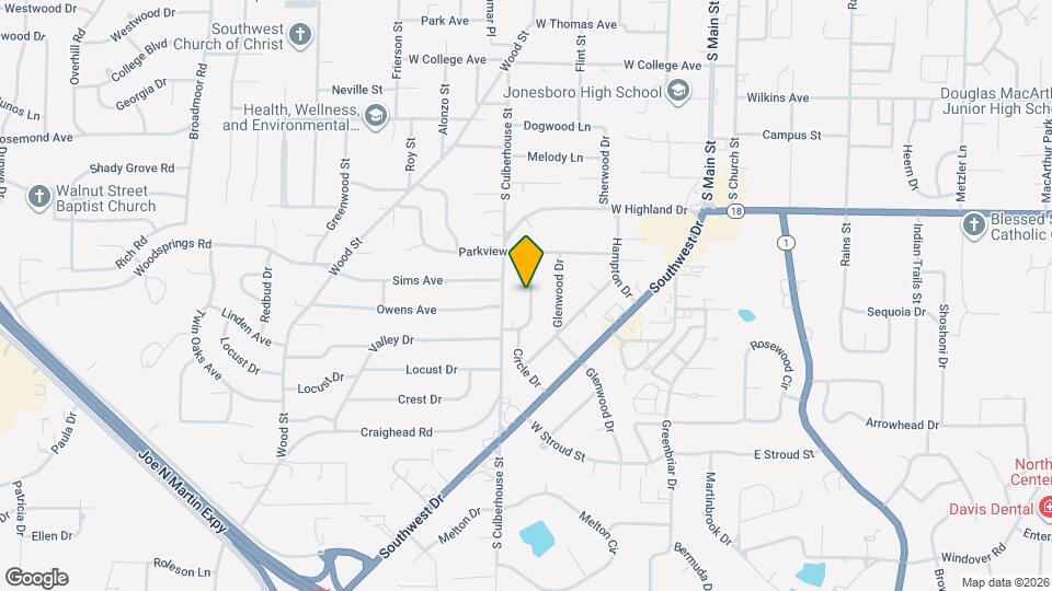 2303 Circle Map and Location Details