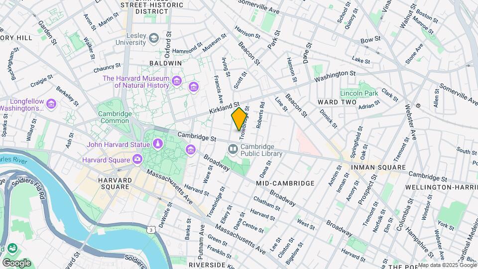 83 Trowbridge St Map and Location Details