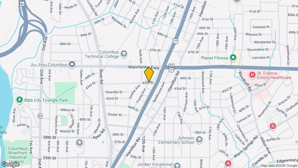 1124 43rd St Map and Location Details