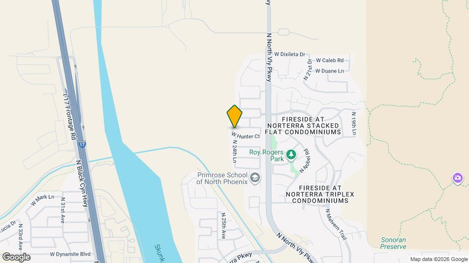 2422 W Hunter Ct Map and Location Details