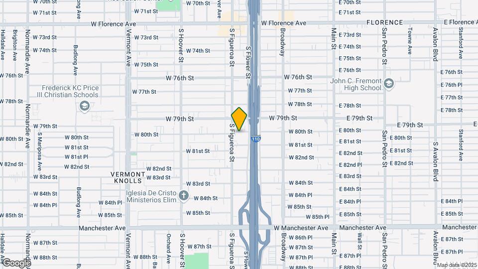 440 W 80th St Map and Location Details