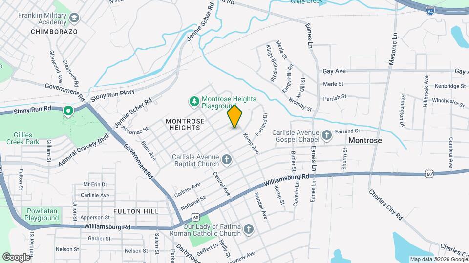 2216 Bailey Dr Map and Location Details