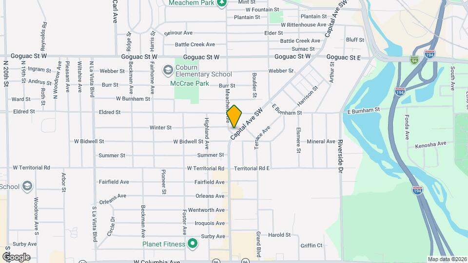 566 Capital Ave SW Map and Location Details