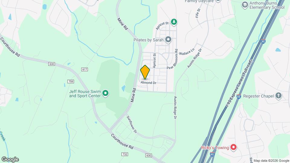 214 Almond Dr Map and Location Details