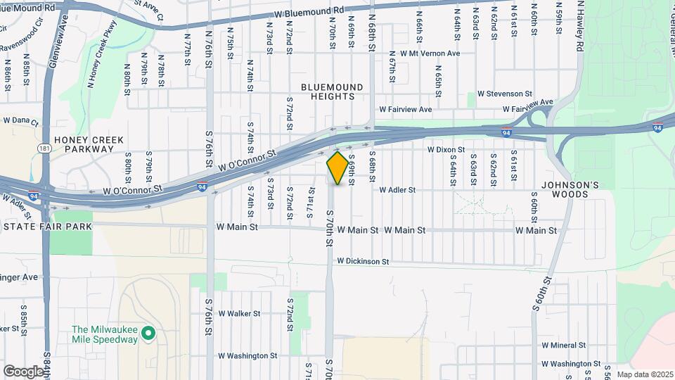 428 S 70th St, Unit Lower Map and Location Details