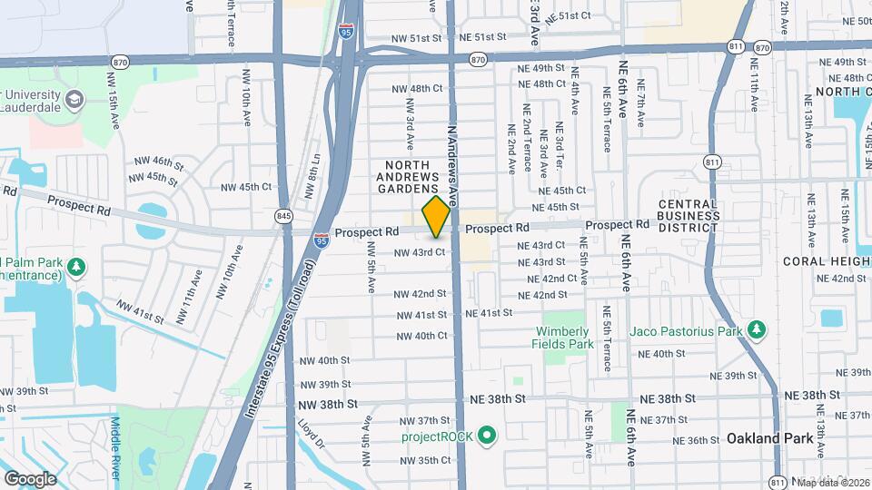 119 NW 43rd Ct Map and Location Details