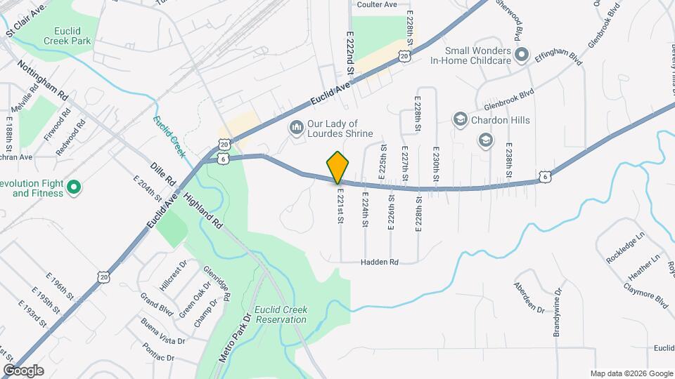 22050 Chardon Rd Map and Location Details