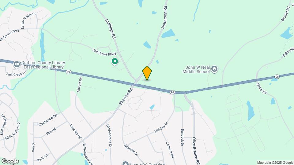 5121 Wake Forest Hwy Map and Location Details