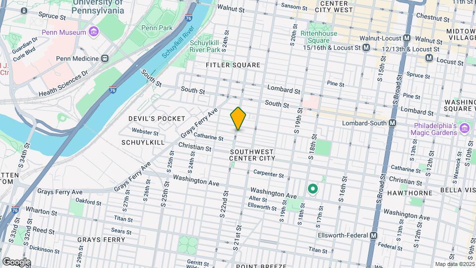 753 S 22nd St-Unit -3rd floor Map and Location Details
