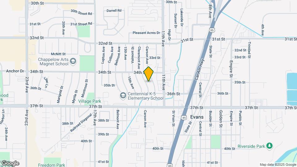 3412 Carson Ave Map and Location Details