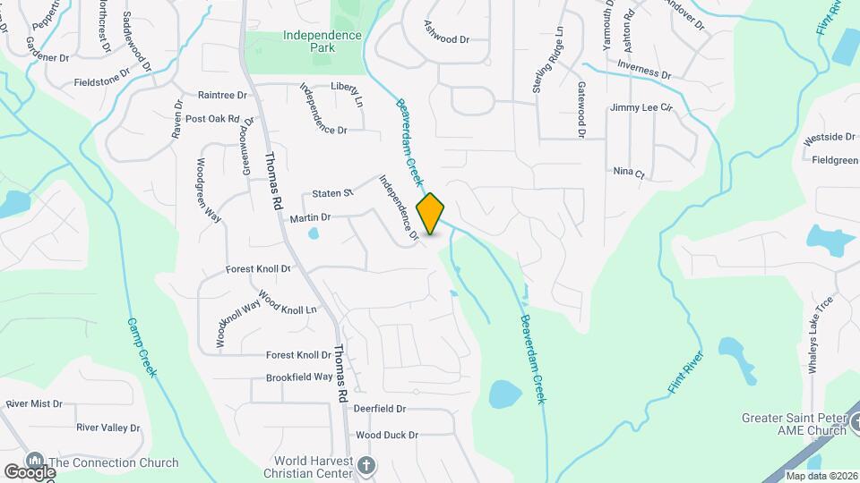 223 Independence Dr Map and Location Details