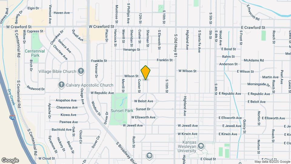 918 Sherman St Map and Location Details