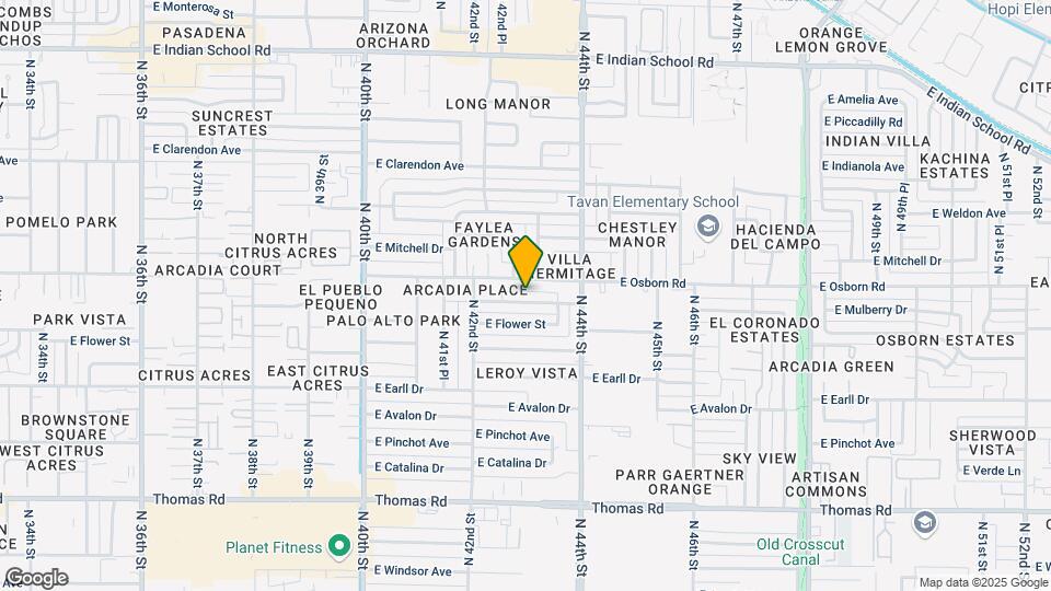 4246 E Mulberry Dr Map and Location Details