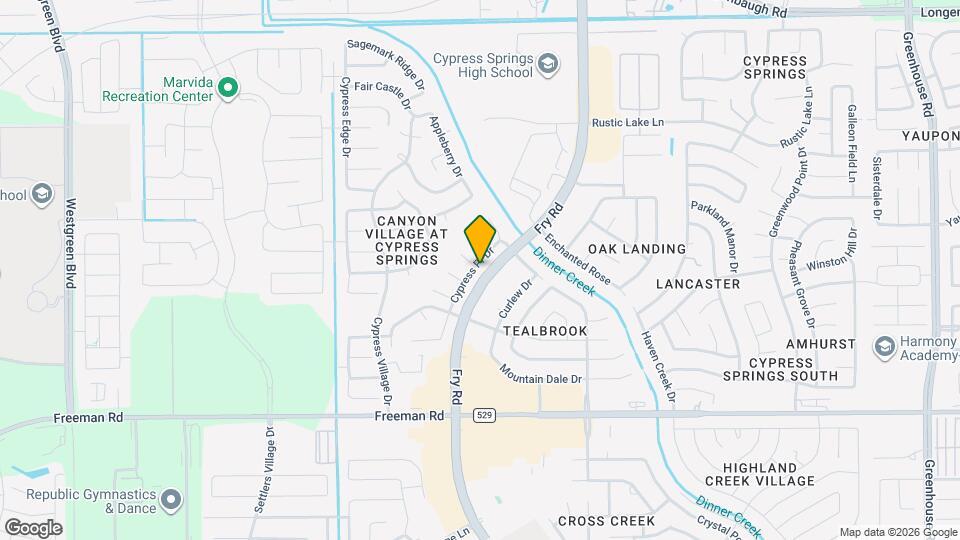 7306 Cypress Pr Dr Mapa y Detalles de la Ubicación