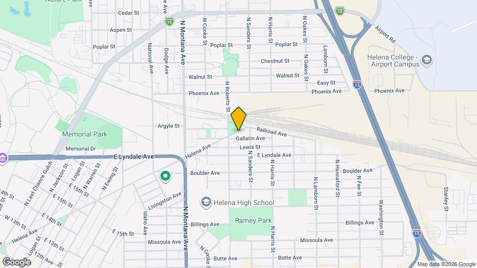 1413 Helena Ave Map and Location Details