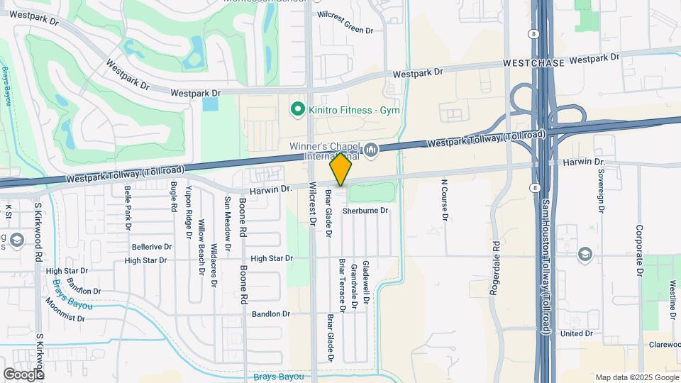 11311 Harwin Dr. Map and Location Details