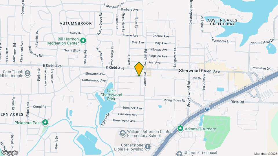 6102 Woodview Dr N Map and Location Details