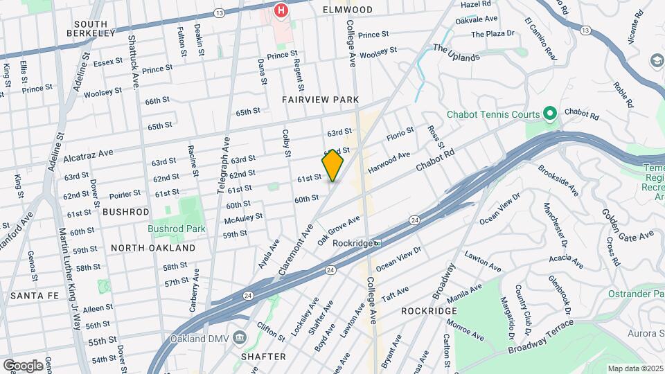 6009 Claremont Ave Map and Location Details