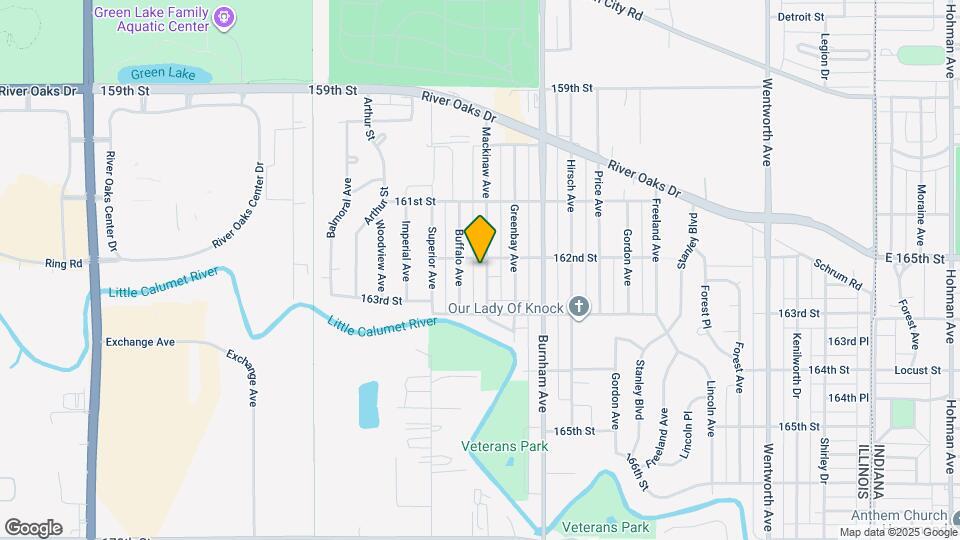 1358 Mackinaw Ave Map and Location Details