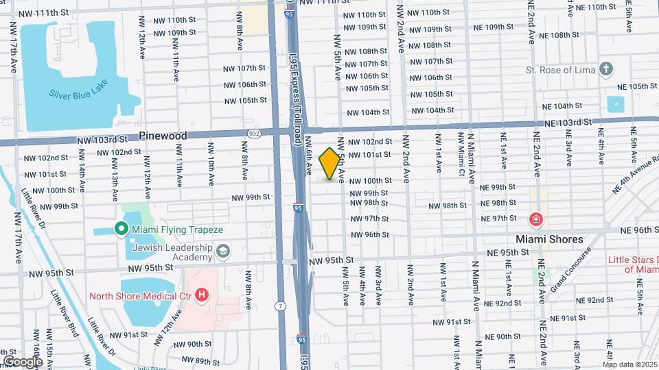 532 NW 100th St Map and Location Details