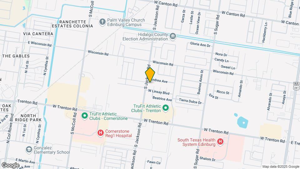 3804 S Jackson Rd Mapa y Detalles de la Ubicación