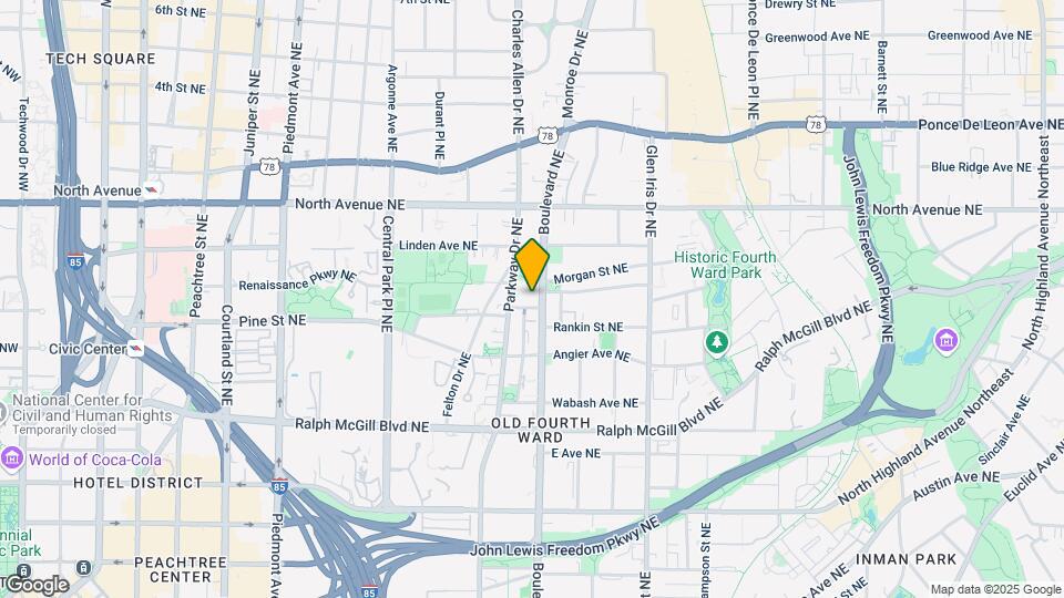 510 NE Boulevard Map and Location Details