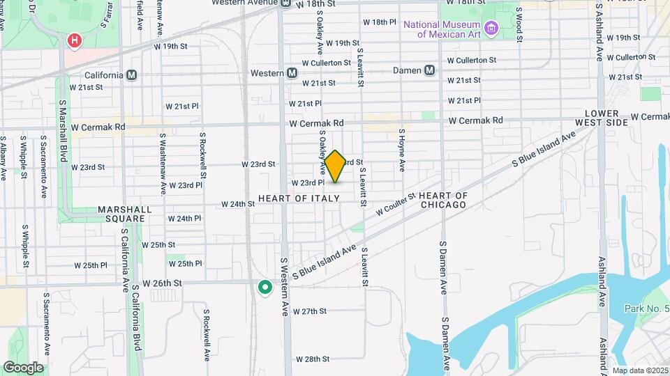 2243 W 23rd Pl, Unit 2R Map and Location Details