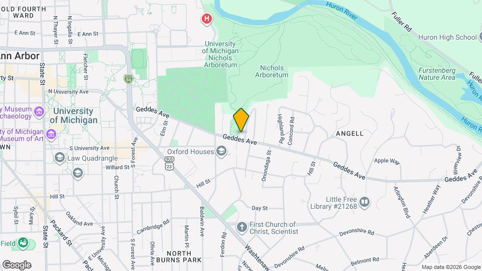 1913 Geddes Ave Map and Location Details