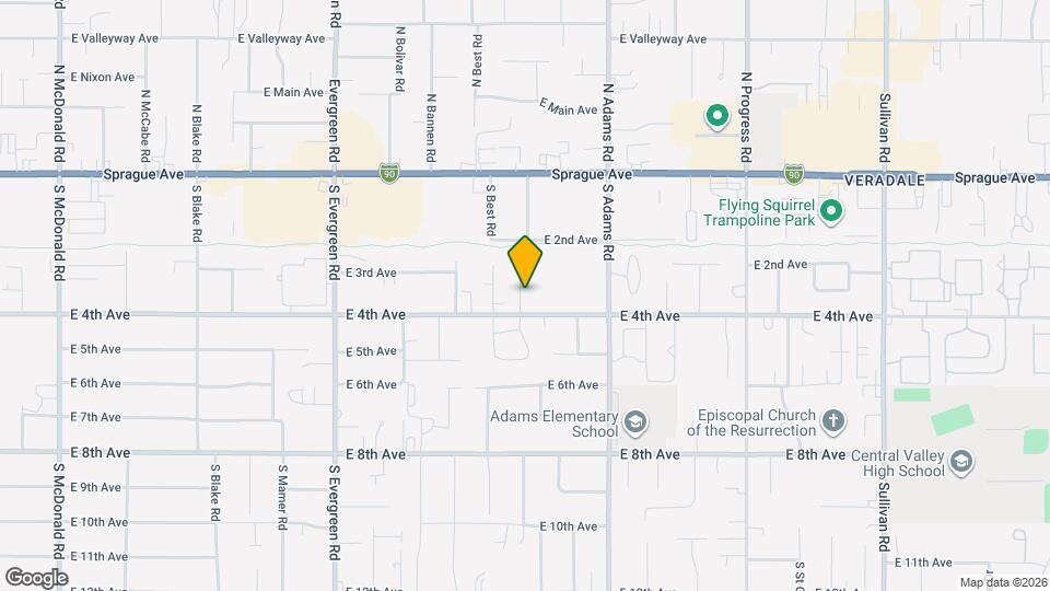 311 S Calvin Ln Map and Location Details