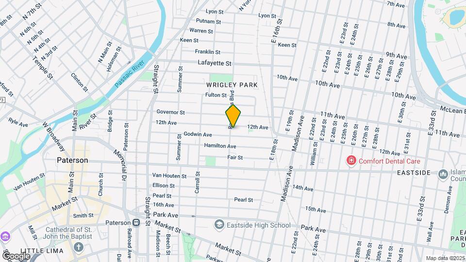 223-225 Rosa Parks Blvd Map and Location Details