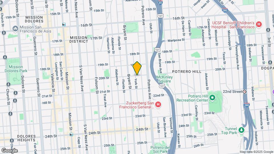 2734 20th St Map and Location Details